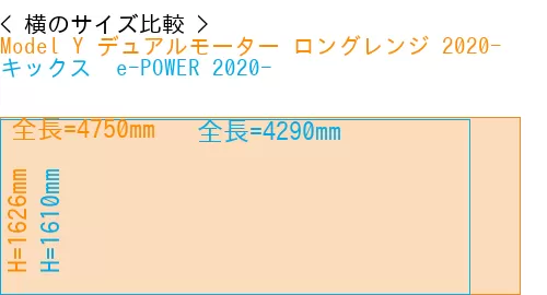 #Model Y デュアルモーター ロングレンジ 2020- + キックス  e-POWER 2020-